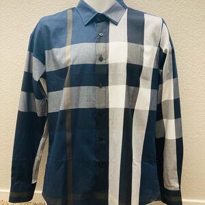 Stylish Men's Checkered Button Down Shirt